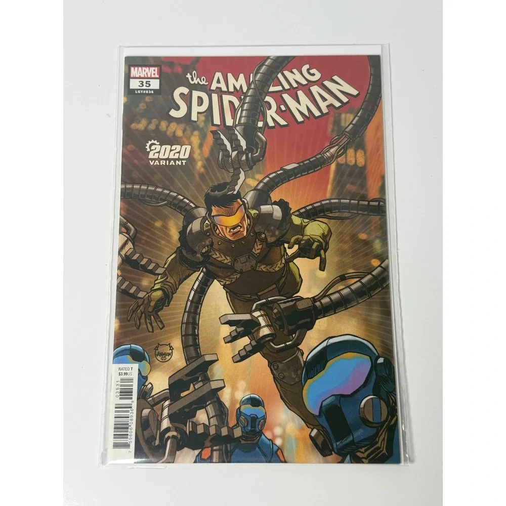 Amazing Spider-Man 35 LGY 836 Iron Man 2020 Variant Dave Johnson Marvel Comics